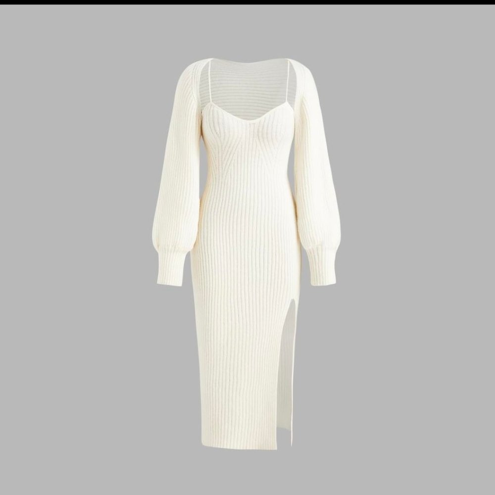 Cider 2 piece knit dress NWT